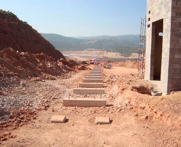 Construcción de Bases de Cimentación Para Sistema Conveyour